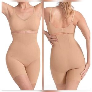 Honeylove SuperPower High Compression Breathable‎ Sculpt Shorts Sz Large
